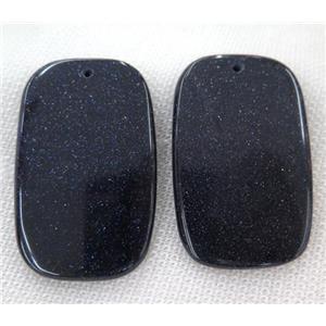 blue sandstone pendant, rectangle, approx 30-60mm [GMPDA7142]