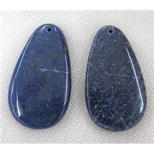 lapis lazuli pendant, teardrop, blue, approx 30-60mm [GMPDA7181]