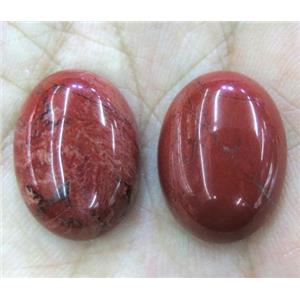 red jasper oval cabochon, approx 15x20mm [GMPDA7407]