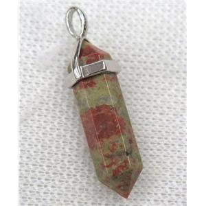 gemstone stick pendant, approx 10-30mm [GMPDA8660]