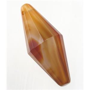 red agate pendulum pendant, approx 15-38mm [GMPDA9244]