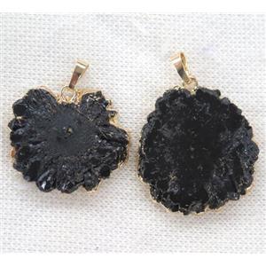 gemstone pendant, freeform, approx 15-30mm [GMPDA9340]
