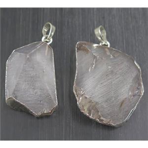 gemstone pendant, freeform, approx 20-35mm [GMPDA9373]