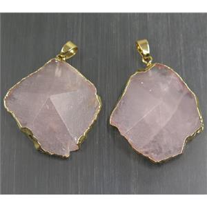 gemstone pendant, freeform, approx 20-35mm [GMPDA9374]