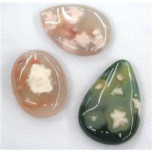 mix Cherry Agate pendant, approx 15-60mm [GMPDA9400]
