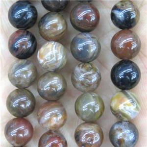 Arizona Petrified Wood Agate Beads, round, approx 6mm dia [GMRD1464-6MM]