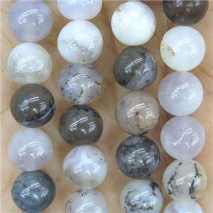 dendrite Moss Opal Beads, round, approx 8mm dia [GMRD1465-8MM]