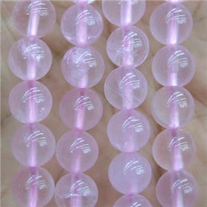 round Rose Quartz Beads, pink, approx 10mm dia [GMRD1494-10MM]