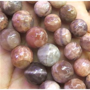 Sunstone bead, faceted round, AB-Grade, approx 6mm dia [GMRD268-6MM]