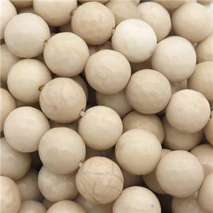Chinese River stone Jasper beads, faceted round, approx 12mm dia [GMRD302-12MM]