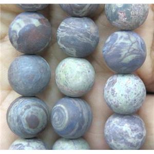 round matte flower Agate Beads, approx 10mm dia [GMRD325-10MM]