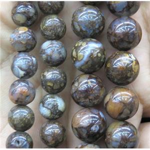 coffee Opal Jasper beads, round, approx 6mm dia [GMRD420-6MM]