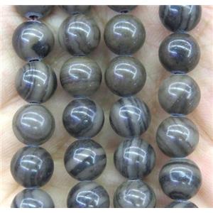 coffee Wood Lace Jasper Beads, round, approx 12mm dia [GMRD423-12MM]