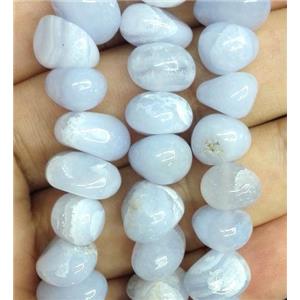 blue lace agate beads chip, approx 8-12mm [GMST372]