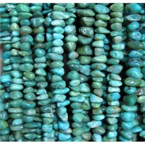 natural turquoise bead chip, freeform, approx 4-6mm [GMT1273]