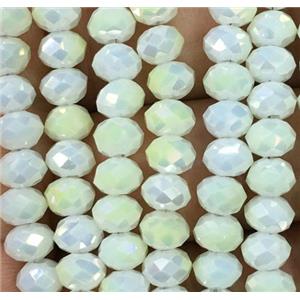 chinese crystal glass beads, faceted rondelle, approx 3x4mm, 150pcs per st [GSICC1345-4MM]