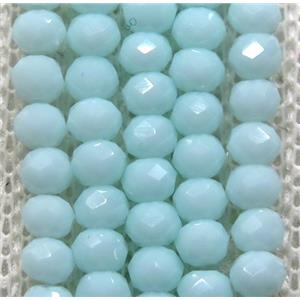blue chinese crystal glass beads, faceted rondelle, approx 2.5x3mm, 150 pcs per st [GSICC1355]