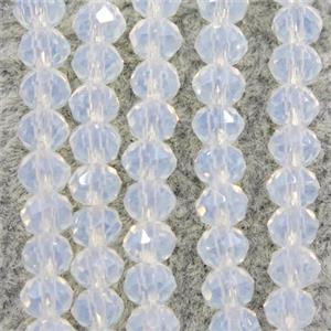opalite chinese crystal glass beads, faceted rondelle, approx 2.5x3mm, 150 pcs per st [GSICC1363]