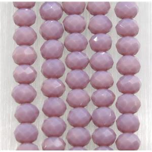 purple chinese crystal glass beads, faceted rondelle, approx 2.5x3mm, 150 pcs per st [GSICC1368]