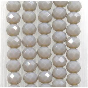 chinese crystal glass beads, faceted rondelle, approx 2.5x3mm, 150 pcs per st [GSICC1380]