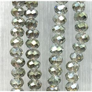 chinese crystal glass beads, faceted rondelle, approx 2.5x3mm, 150 pcs per st [GSICC1457]