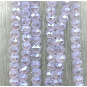 chinese crystal glass beads, faceted rondelle, approx 2.5x3mm, 150 pcs per st [GSICC1458]