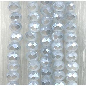 bluegray chinese crystal glass beads, faceted rondelle, approx 2.5x3mm, 150 pcs per st [GSICC1460]