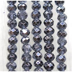 chinese crystal glass beads, faceted rondelle, approx 2.5x3mm, 150 pcs per st [GSICC1499]