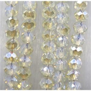 chinese crystal glass bead, faceted rondelle, approx 2.5x3mm, 150 pcs per st [GSICC1517]