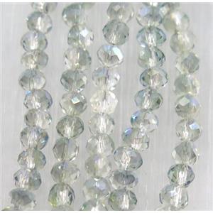 chinese crystal glass bead, faceted rondelle, approx 2.5x3mm, 150 pcs per st [GSICC1520]