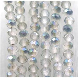chinese crystal glass bead, faceted rondelle, approx 2.5x3mm, 150 pcs per st [GSICC1535]