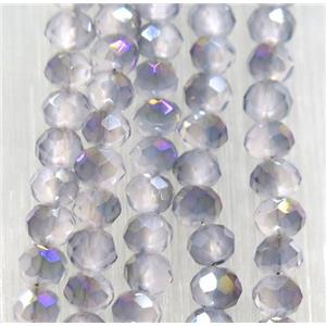 chinese crystal glass bead, faceted rondelle, approx 2.5x3mm, 150 pcs per st [GSICC1536]