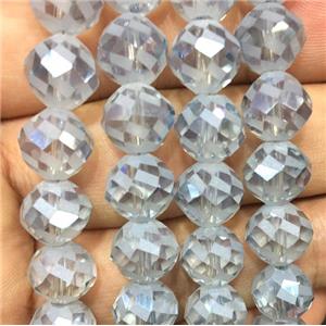 faceted round chinese crystal glass beads, approx 12mm dia, 50pcs per st [GSICC1557-12MM]