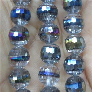 Chinese Crystal Glass beads, faceted round, approx 10mm, 40pcs per st [GSICC1579]