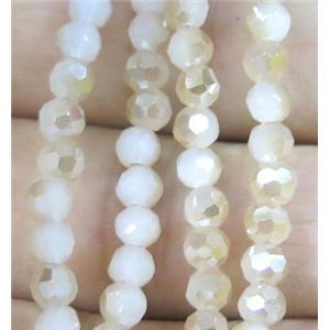 chinese crystal bead, faceted round, approx 4mm dia, 100pcs per st [GSICC720]