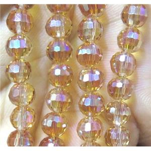 chinese crystal bead, faceted round, approx 10mm dia, 70pcs per st [GSICC736-10MM]