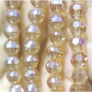 chinese crystal bead, faceted round, approx 8mm dia, 70pcs per st [GSICC738-8MM]