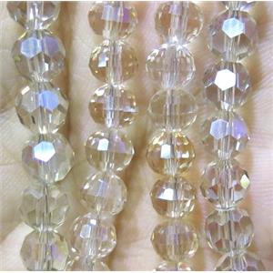 chinese crystal bead, faceted round, approx 10mm dia, 70pcs per st [GSICC739-10MM]
