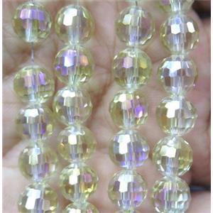 chinese crystal bead, faceted round, approx 10mm dia, 70pcs per st [GSICC744-10MM]