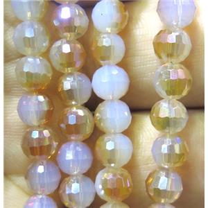chinese crystal bead, faceted round, approx 6mm dia, 98pcs per st [GSICC749-6MM]