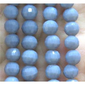 Chinese crystal glass bead, faceted round, approx 6mm dia, 72pcs per st [GSICC802]