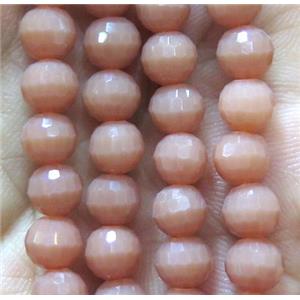 Chinese crystal glass bead, faceted round, approx 6mm dia, 72pcs per st [GSICC812]