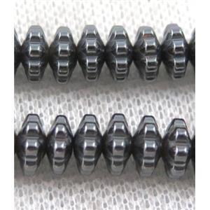 hematite beads, approx 8mm dia [HBOS343]