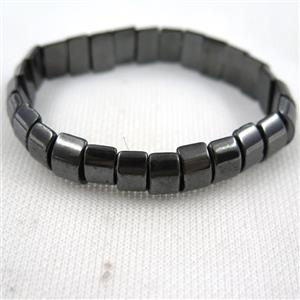 black Hematite bracelet, magnetic, approx 5x7x12mm [HBOS683]