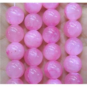 jade bead, round, stabile, approx 6mm dia, 63pcs per st [JDRD408-6MM]