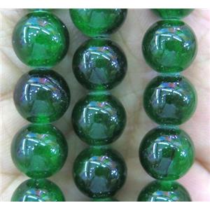 jade bead, round, stabile, approx 6mm dia, 63pcs per st [JDRD411-6MM]