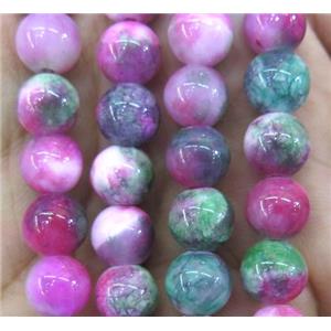 jade bead, round, stabile, approx 10mm dia, 38pcs per st [JDRD414-10MM]