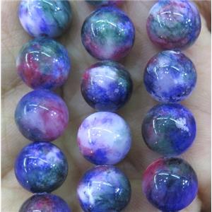 jade bead, round, stabile, approx 4mm dia, 98pcs per st [JDRD422-4MM]