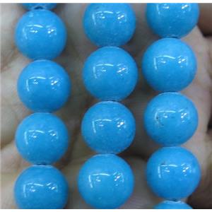 jade bead, round, stabile, approx 4mm dia, 98pcs per st [JDRD431-4MM]