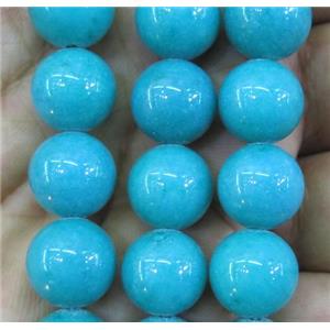 jade bead, round, stabile, approx 12mm dia, 32pcs per st [JDRD432-12MM]